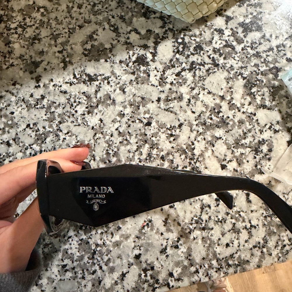 Prada Sleek Black Sunglasses - Picture 5 of 9